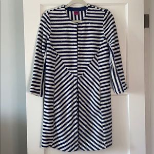 Save The Queen Stylish Sequin Swing Coat.